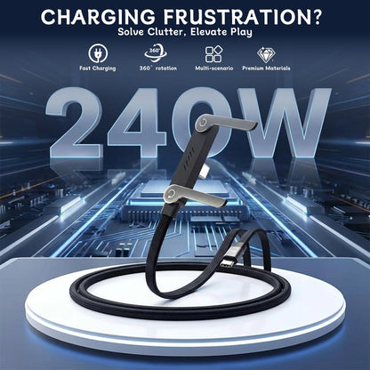 2-in-1 Stand Charging Cable